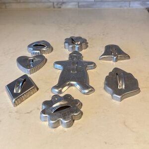 Vintage Aluminum Cookie Cutters